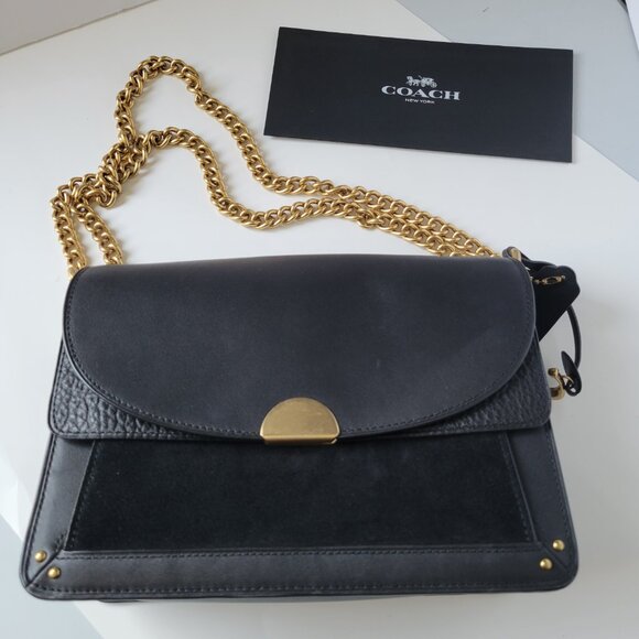 Coach Bag - Dreamer Crossbody with Leather Strap & Chain - Picture 2 of 7